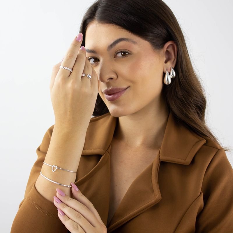 BRACELETE NÒ BANHO PRATA